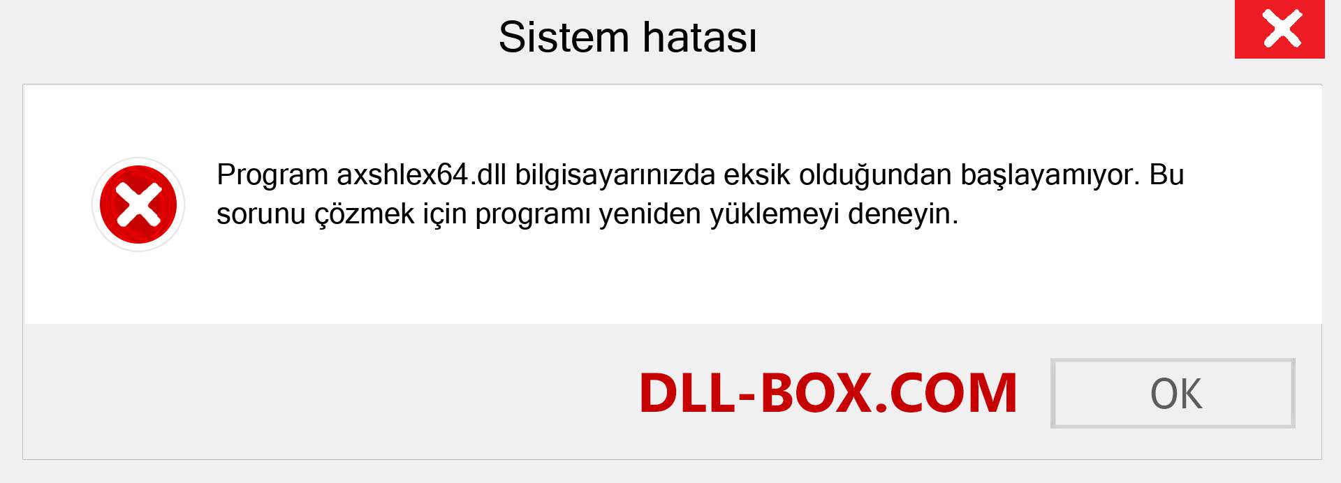 axshlex64.dll dosyası eksik mi? Windows 7, 8, 10 için İndirin - Windows'ta axshlex64 dll Eksik Hatasını Düzeltin, fotoğraflar, resimler